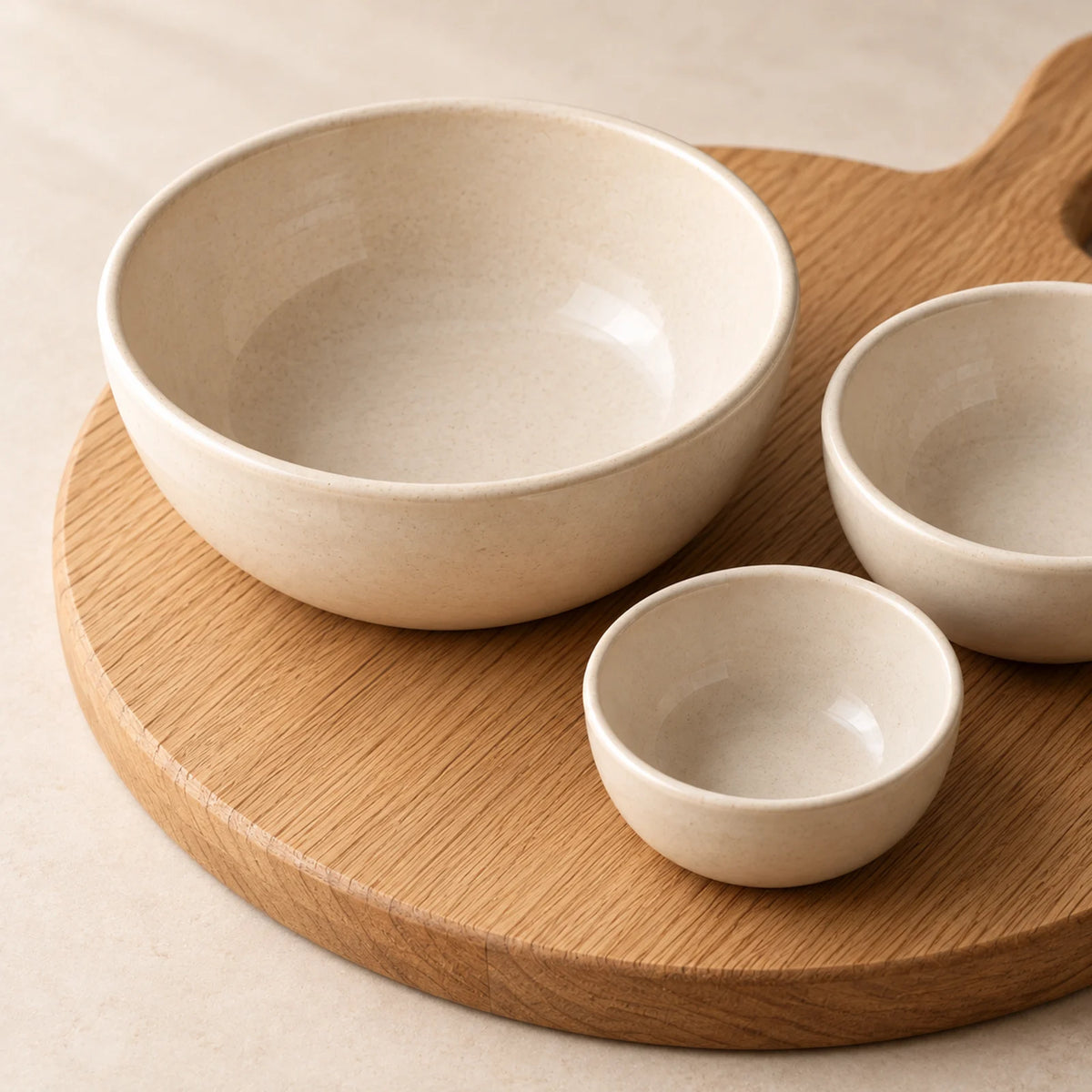 Arc Prep Bowl & Board Set — material and construction detail