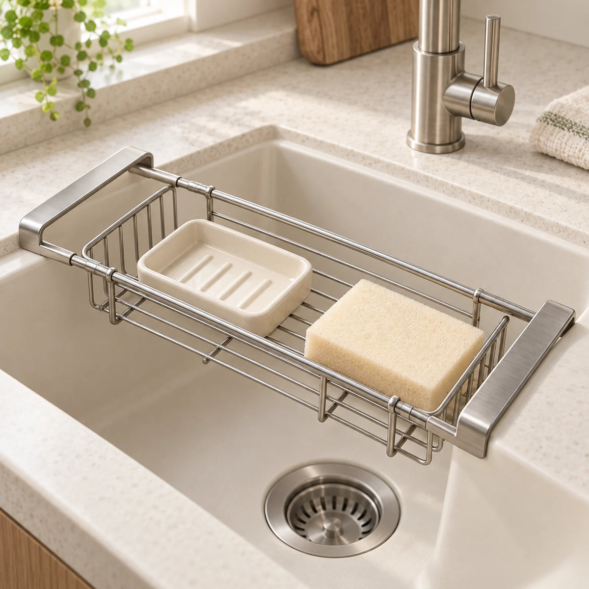 Bridge Sink Caddy Set — kitchen styling; props not included